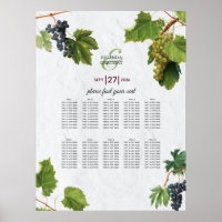 Graphisme Vignoble Ile grecque Mariage Carte de si