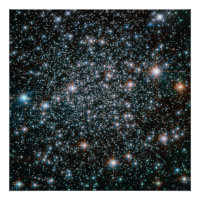 Grappe d'étoiles métalliques lourds Hubble