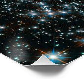Poster Grappe d'étoiles métalliques lourds Hubble (Coin)