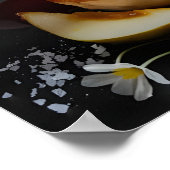 Poster Gras de foie gras gourmand avec réduction du vin r (Coin)