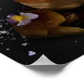 Poster Gras de foie gras gourmand avec réduction du vin r (Coin)