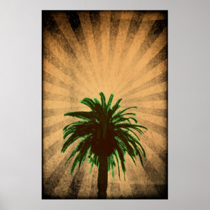 Poster Gras Palm Tree