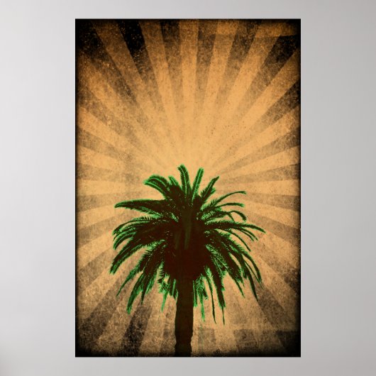 Poster Gras Palm Tree (Devant)