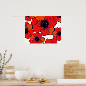 Poster Gras Rouge orange (Cuisine)