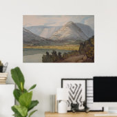 Poster Grasmere De La Rydal Road, 1786, Francis Towne (Bureau à domicile)