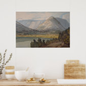 Poster Grasmere De La Rydal Road, 1786, Francis Towne (Cuisine)