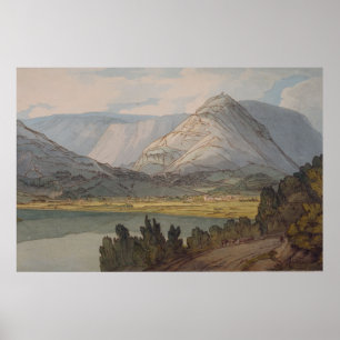Poster Grasmere De La Rydal Road, 1786, Francis Towne