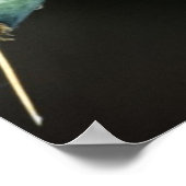 Poster Grasshopper sur Cactus (Coin)