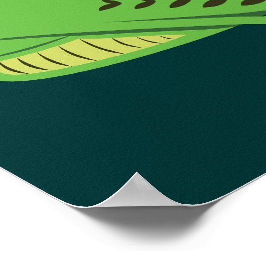 Poster Grasshopper vert (Coin)