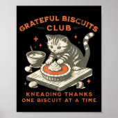 Poster Grateful Biscuits Club Kneading Thanks One Biscuit (Devant)
