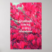 Poster Gratitude (Devant)