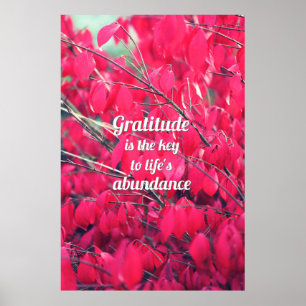 Poster Gratitude