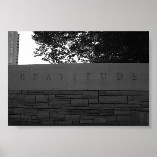 Poster Gratitude (Devant)