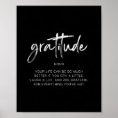 Poster Gratitude (Devant)