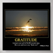 Poster Gratitude (Devant)