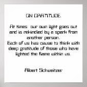 Poster Gratitude (Devant)