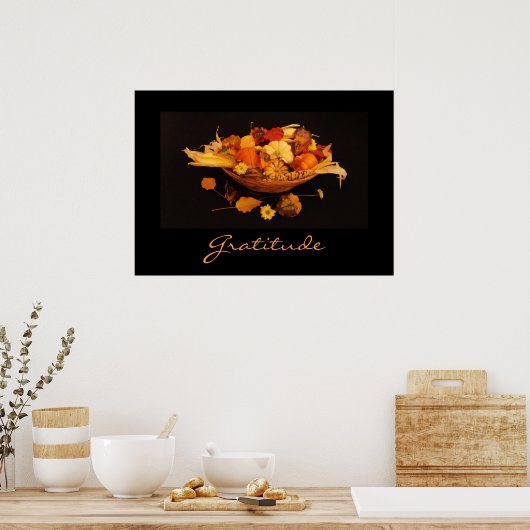 Poster Gratitude (Cuisine)