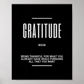 Poster Gratitude (Devant)
