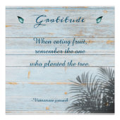Poster Gratitude Inspirante (Devant)