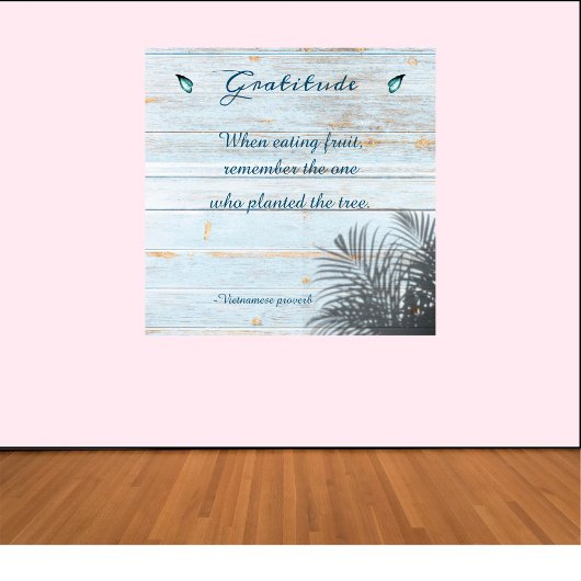 Poster Gratitude Inspirante