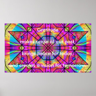 Poster "Gratitude Makes Sense"