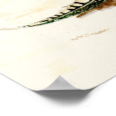 Poster Gratitude Mariage Boho Bohemian Wreath Floral Fall (Coin)