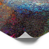 Poster "Gratitude" Méditation Abstraite de Chakra Art (Coin)