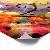 Poster Gratitude nous rend joyeux Citation Inspiritisme (Coin)