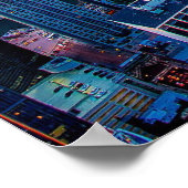 Poster Gratte-ciel de Chicago, Illinois (Coin)