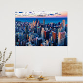 Poster Gratte-ciel de Chicago, Illinois (Cuisine)