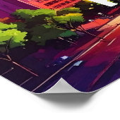 Poster Gratte-ciel de Houston Art Graffiti (Coin)