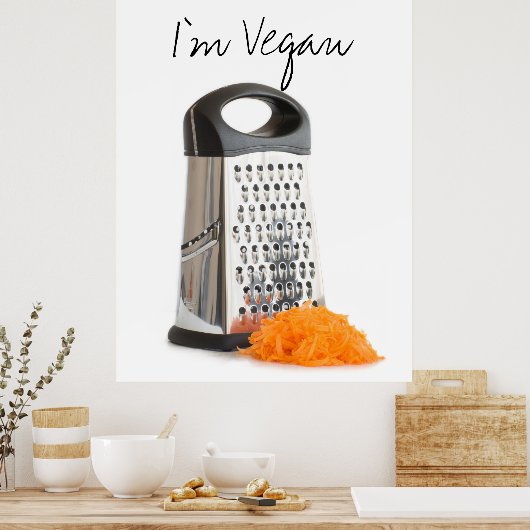 Poster Gratte et carotte râpée (Cuisine)