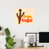 Poster Gratuit Hugs ! (Bureau à domicile)