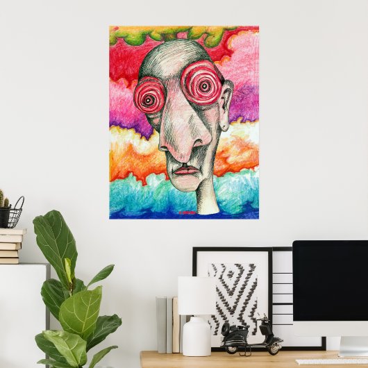 Poster Gratuit Insomniaque (Bureau à domicile)