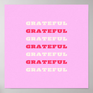 Poster Gratuit, Remerciements, Citation De Gratitude, Ros