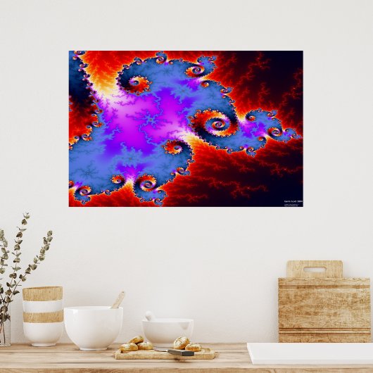 Poster Gratuitous Fractal #1 (Cuisine)