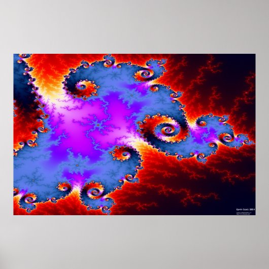 Poster Gratuitous Fractal #1 (Devant)