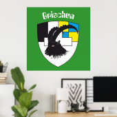 Poster Graubünden Grigioni Grischun (Bureau à domicile)