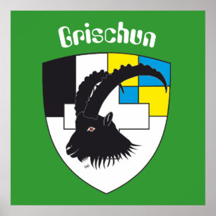 Poster Graubünden Grigioni Grischun