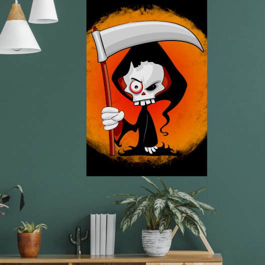 Poster Grave couche Cartoon Bouteille d'eau (Salon 1)