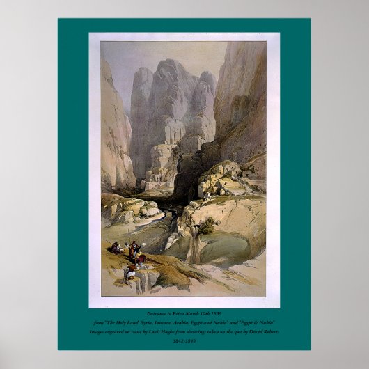 Poster Gravé sur pierre par Louis Haghe (Devant)