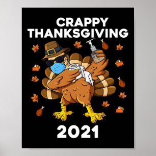 Poster Grave Thanksgiving Dabbing Turquie Pilgrim Boys Ki