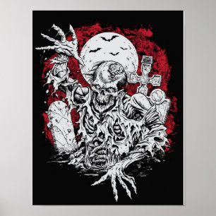 Poster Grave Zombie
