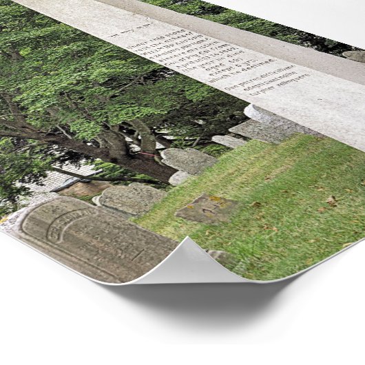 Poster Gravesite du gouverneur Bradford (Coin)