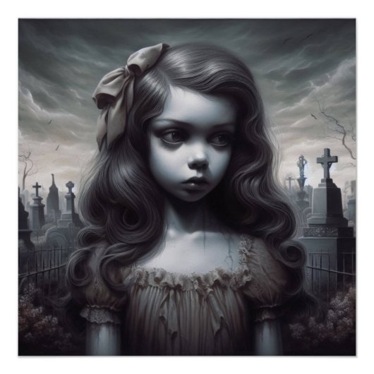Poster Graveyard Girl (Devant)