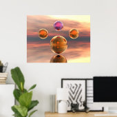 Poster Gravité (Bureau à domicile)