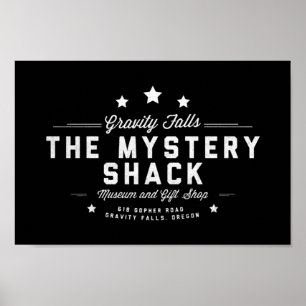 Poster Gravity Falls La cabane mystérieuse