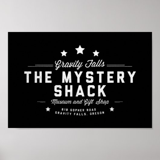 Poster Gravity Falls La cabane mystérieuse (Devant)