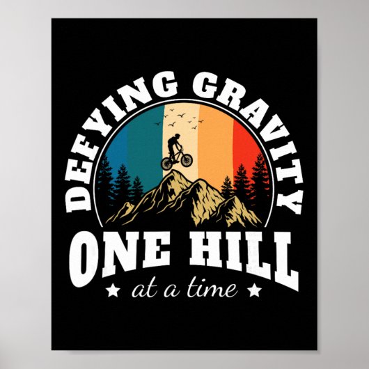Poster Gravity Riding Mountain Bike Biker Bicylce Cycling (Devant)