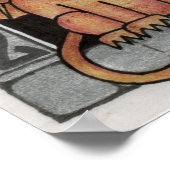 Poster Gravure à deux célestes (Coin)